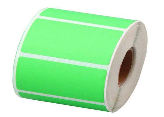 Λαμπρές φυλλόμορφες 57x32mm αδιάβροχες αυτοκόλλητες ετικέτες