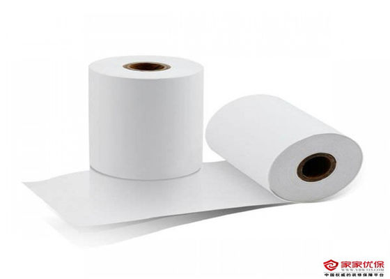80 × 70mm ντυμένο κορυφή αυτοκόλλητο θερμικό έγγραφο