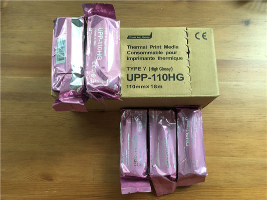 Υπέρηχος 10rolls/box 110x18m θερμικός ρόλος επάνω-110HD εγγράφου