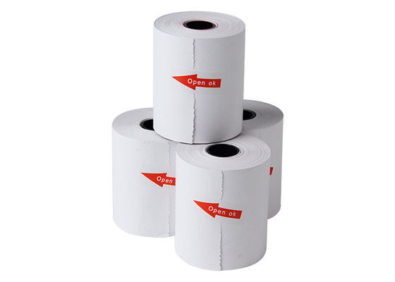 Άσπρος Odorless ρόλος 80x80mm εγγράφου 48gsm τεράστιος θερμικός