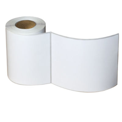 Αντι πλαστή Glassine θερμική ετικέτα 102x76mm εγγράφου