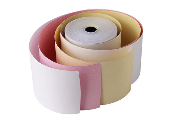 27x50mm Pos 3 πτυχών έγγραφο μηχανών κυλούν χωρίς άνθρακα 58gsm